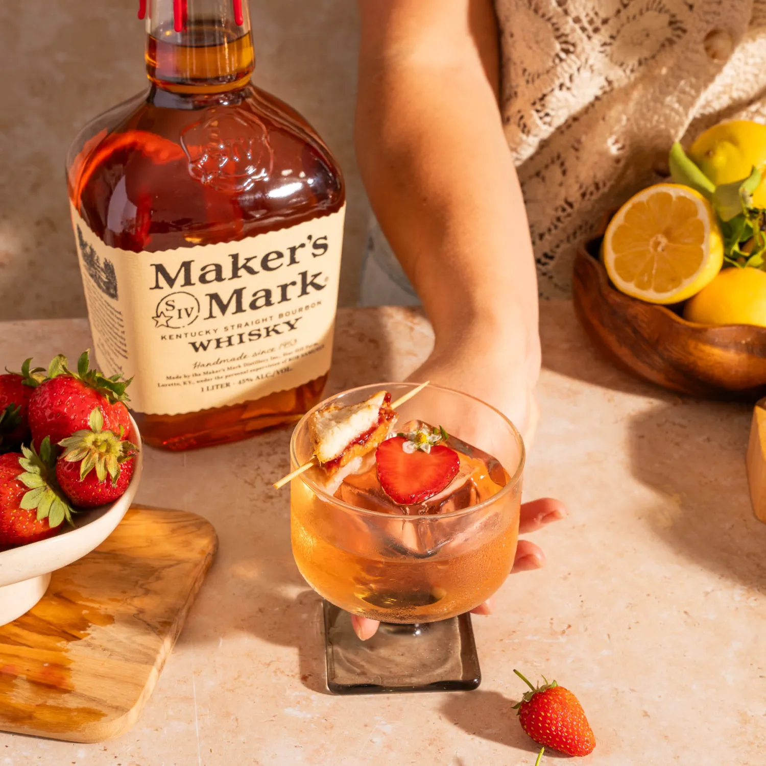 Ashley Rose's Clarified PB&J Cocktail Recipe | Maker's Mark®